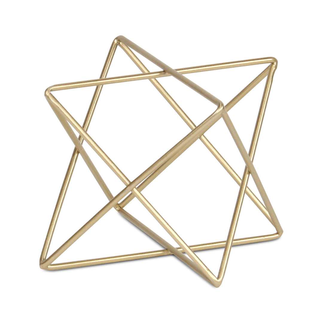 6082GD-S - Eclipta Gold Metal Octagram