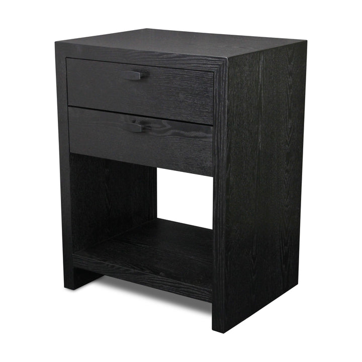 6083BK - Vivara 2 Drawer Nightstand - Black