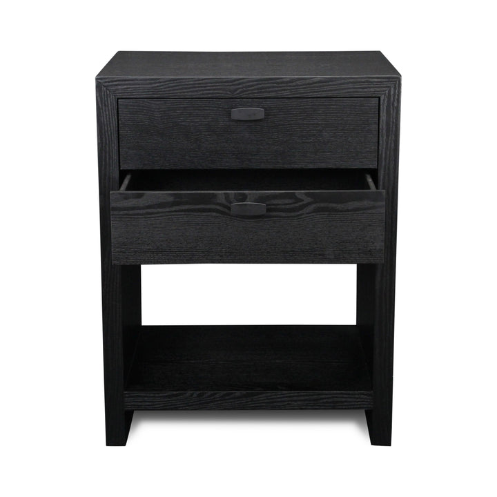 6083BK - Vivara 2 Drawer Nightstand - Black