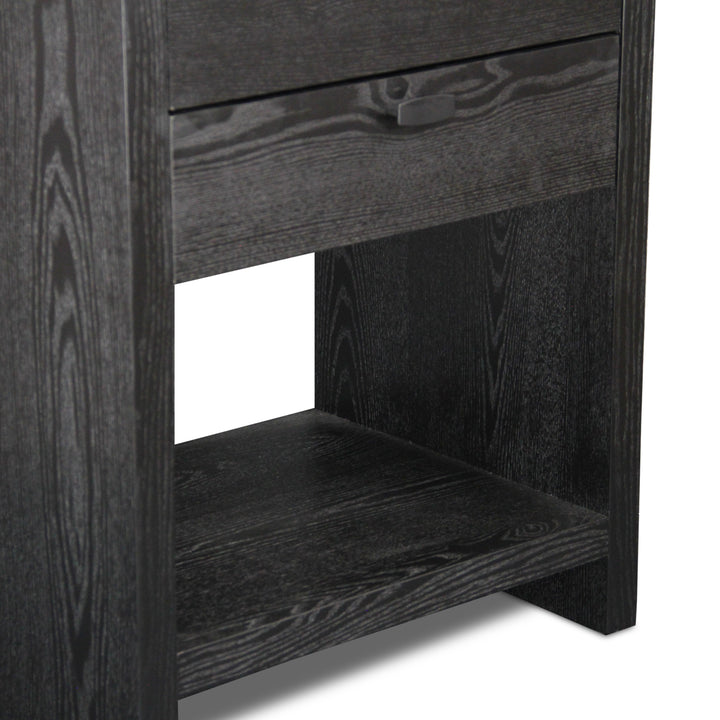 6083BK - Vivara 2 Drawer Nightstand - Black