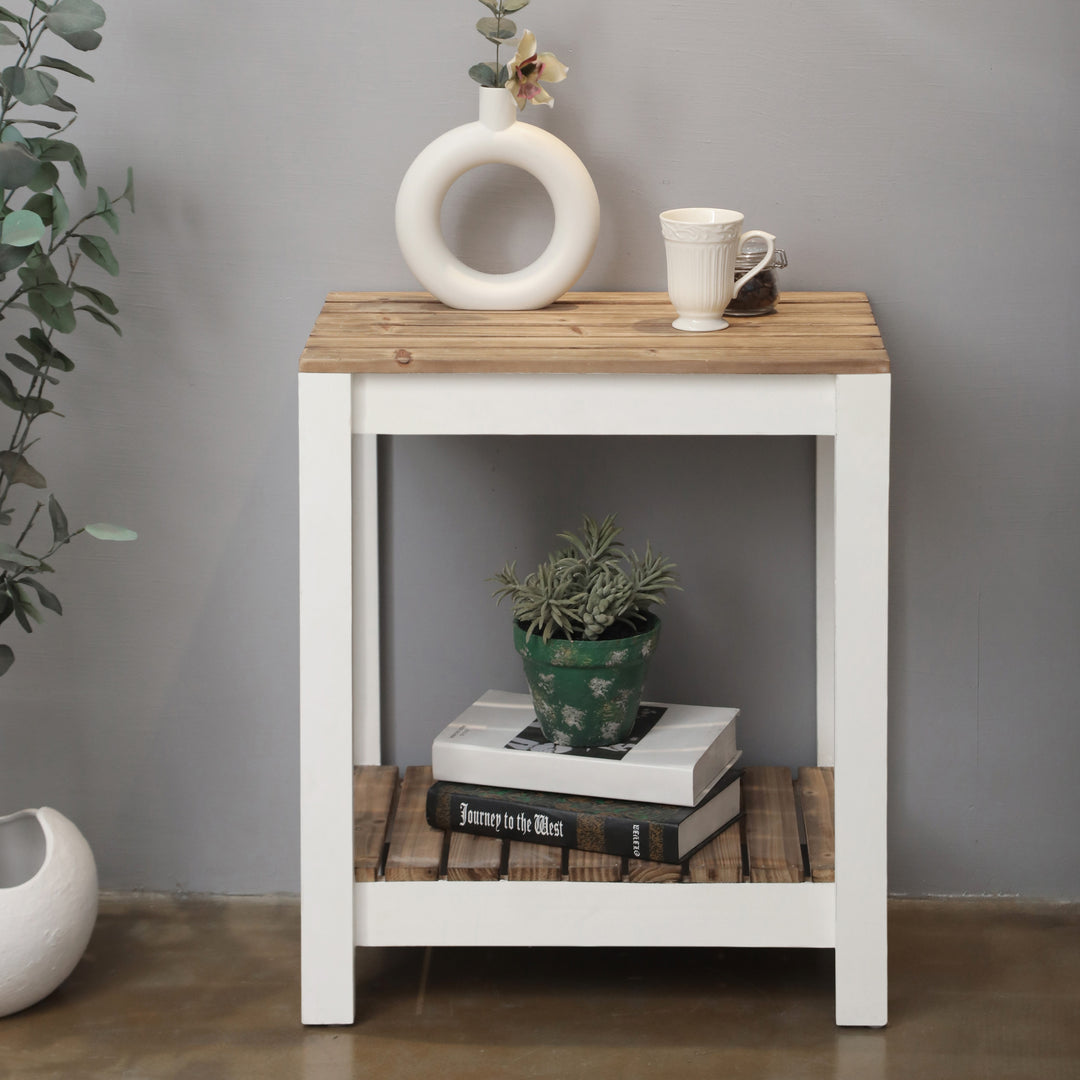 6084 - Cedarfield Wood Side Table