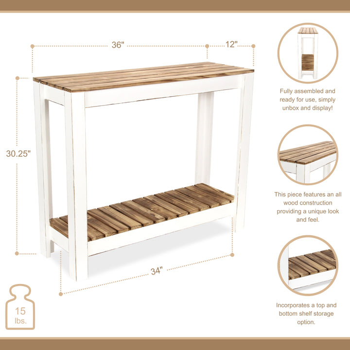 6085 - Cedarfield Wood Entry Table