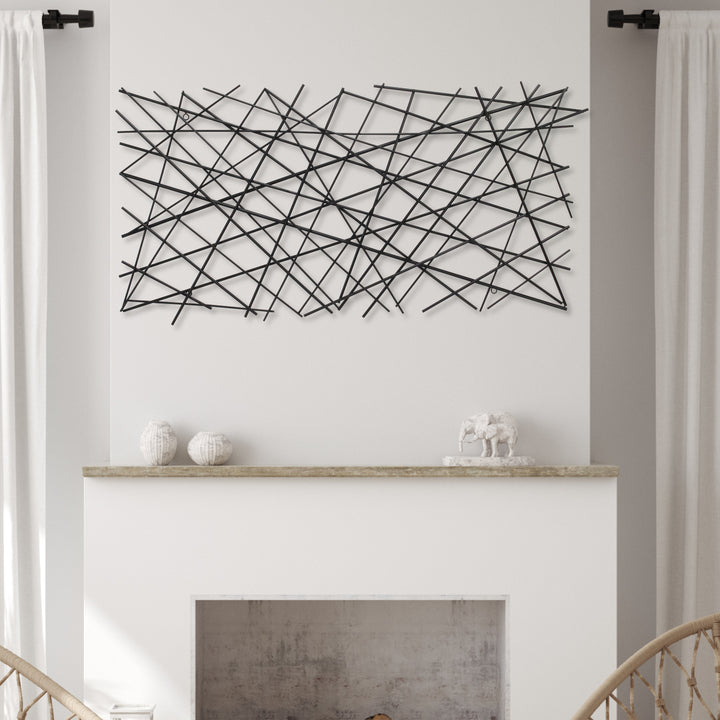 6089BK - Polaris Linear Wall Decor - Black