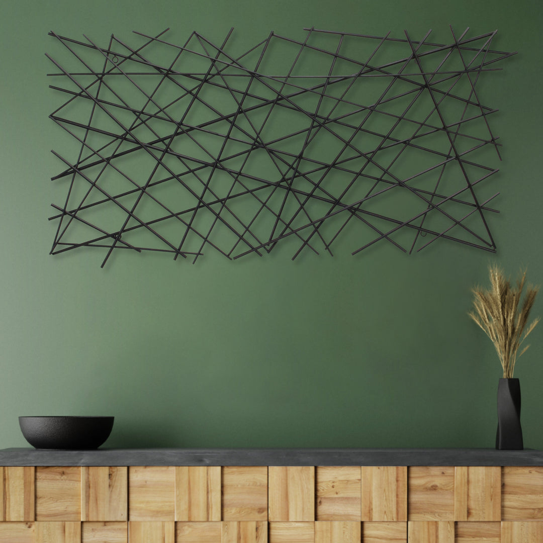 6089BK - Polaris Linear Wall Decor - Black