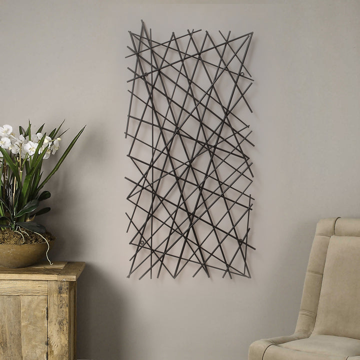 6089BK - Polaris Linear Wall Decor - Black