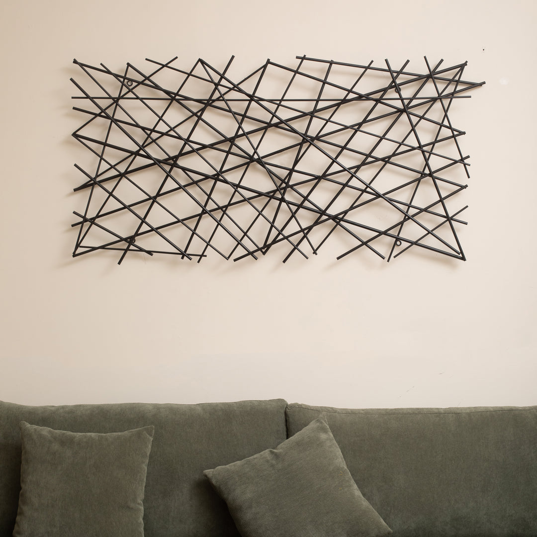 6089BK - Polaris Linear Wall Decor - Black