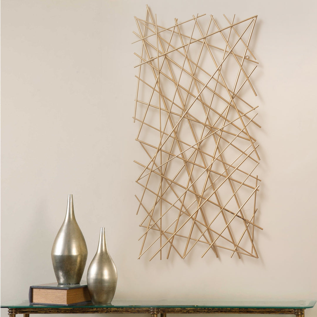 6089GD - Polaris Linear Wall Decor - Gold