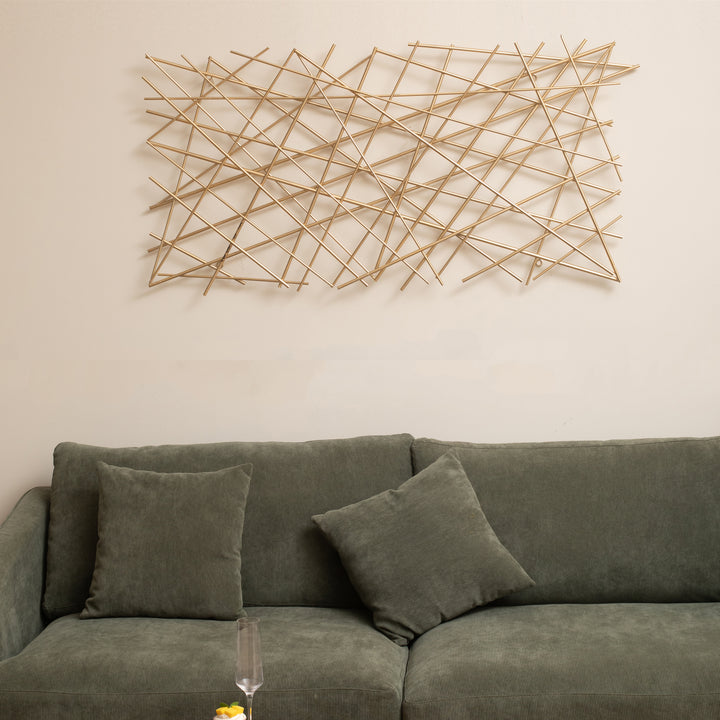 6089GD - Polaris Linear Wall Decor - Gold