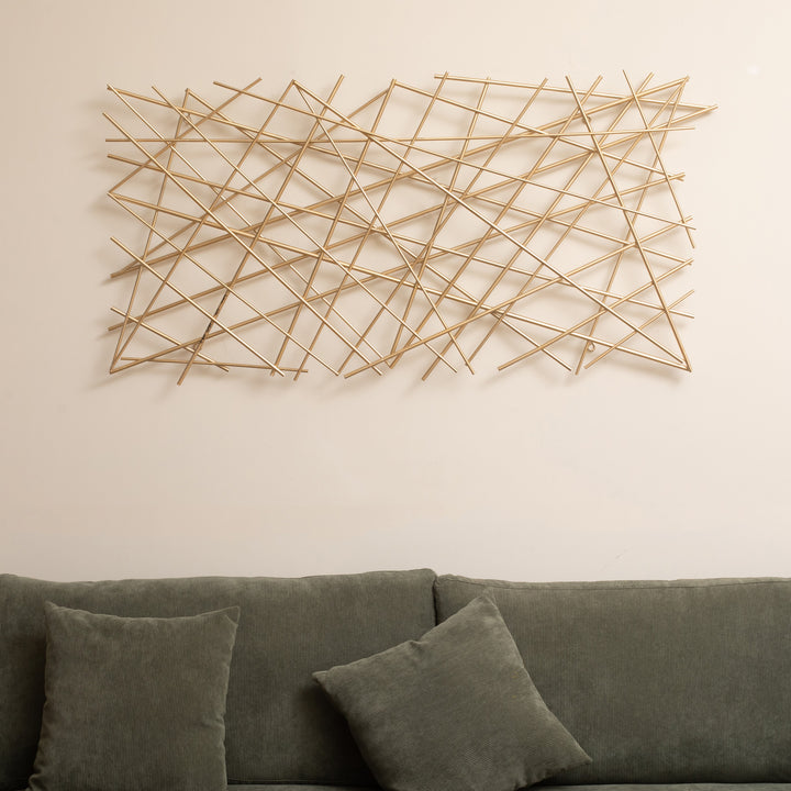 6089GD - Polaris Linear Wall Decor - Gold