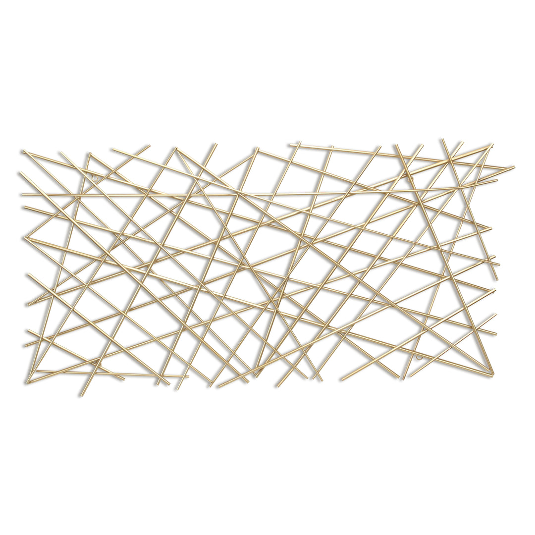 6089GD - Polaris Linear Wall Decor - Gold