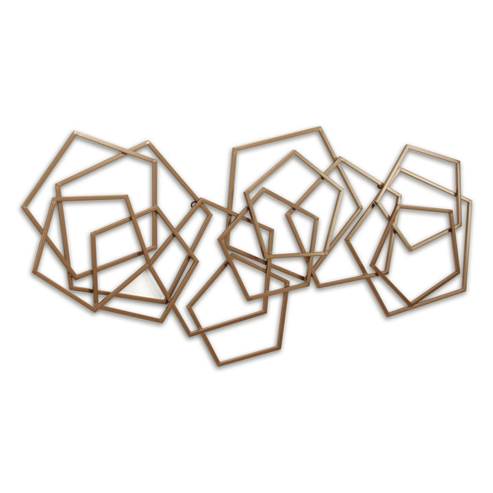 6092BZ - Astraga Pentagon Wall Art - Bronze