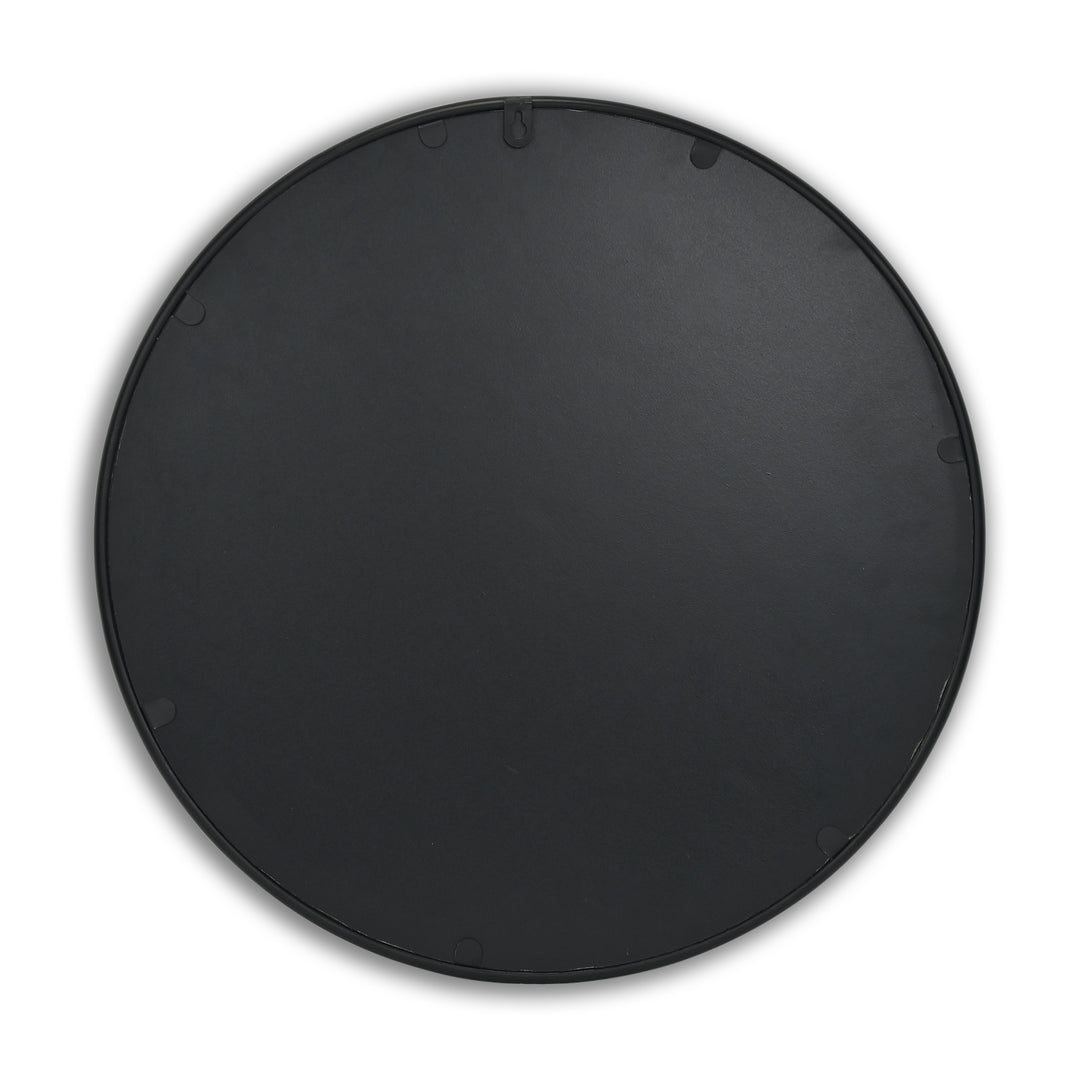 6109BK - Vista Round Wall Mirror