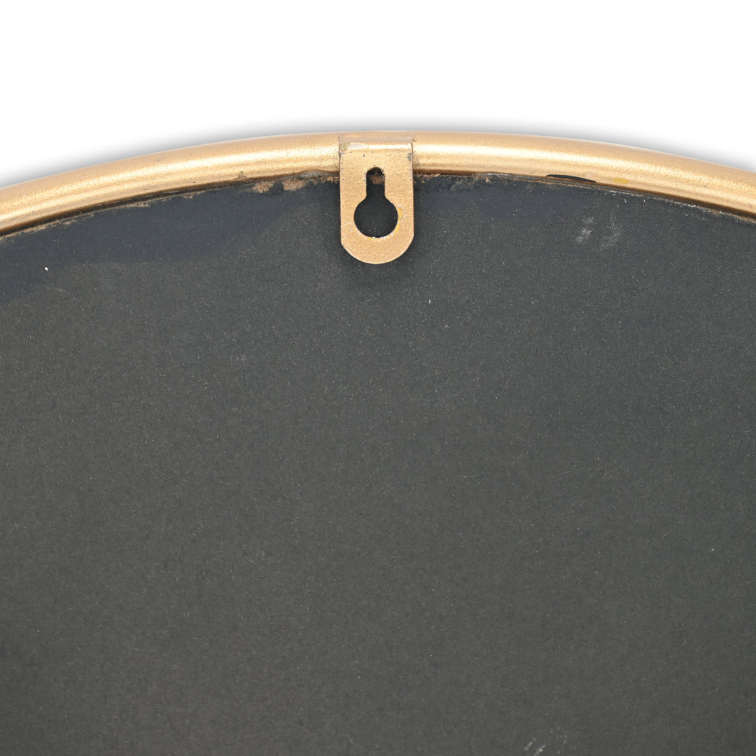 6109GD-L - Vista Round Gold Mirror