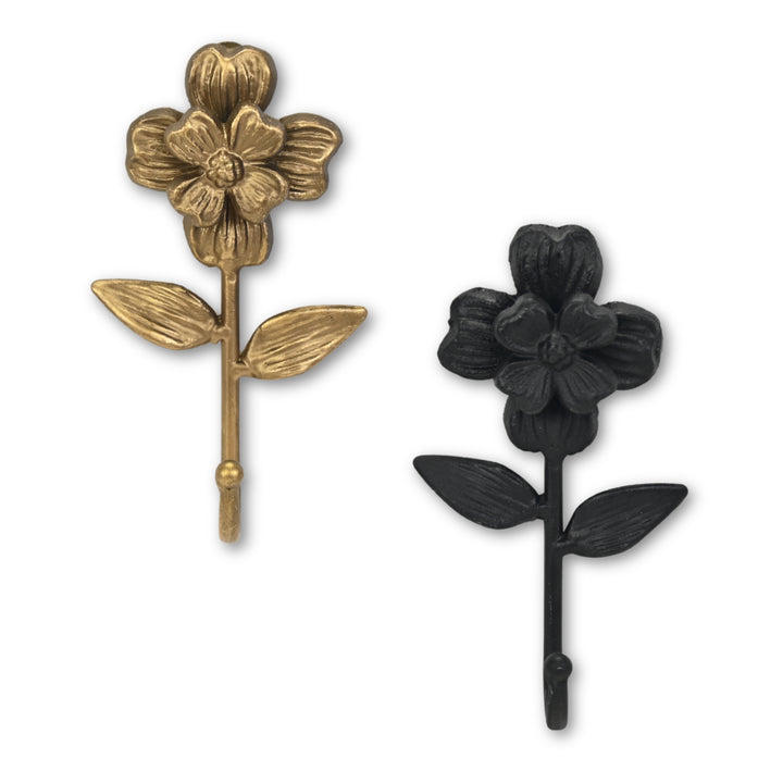 6115 - Mythra Flower Cast Iron Hook