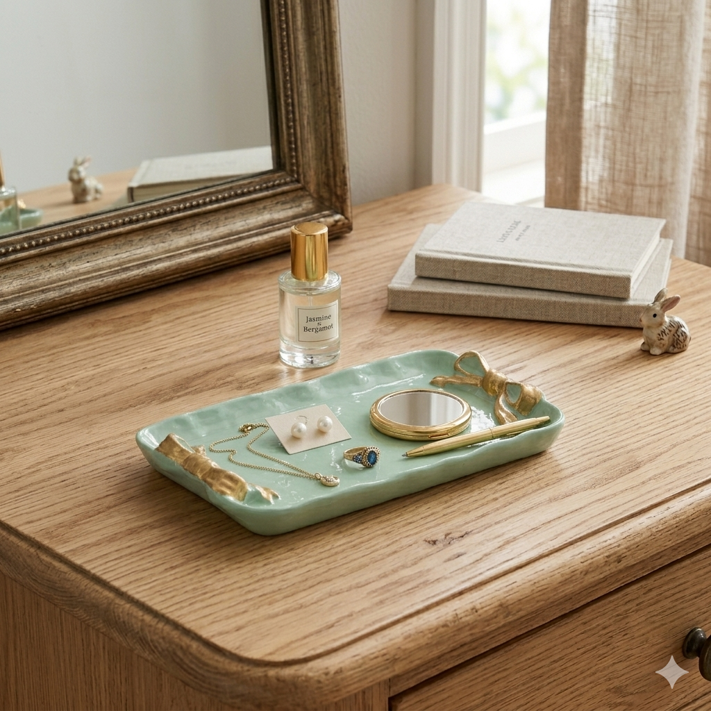 6130BL - Lynza Cast Iron Catchall Tray