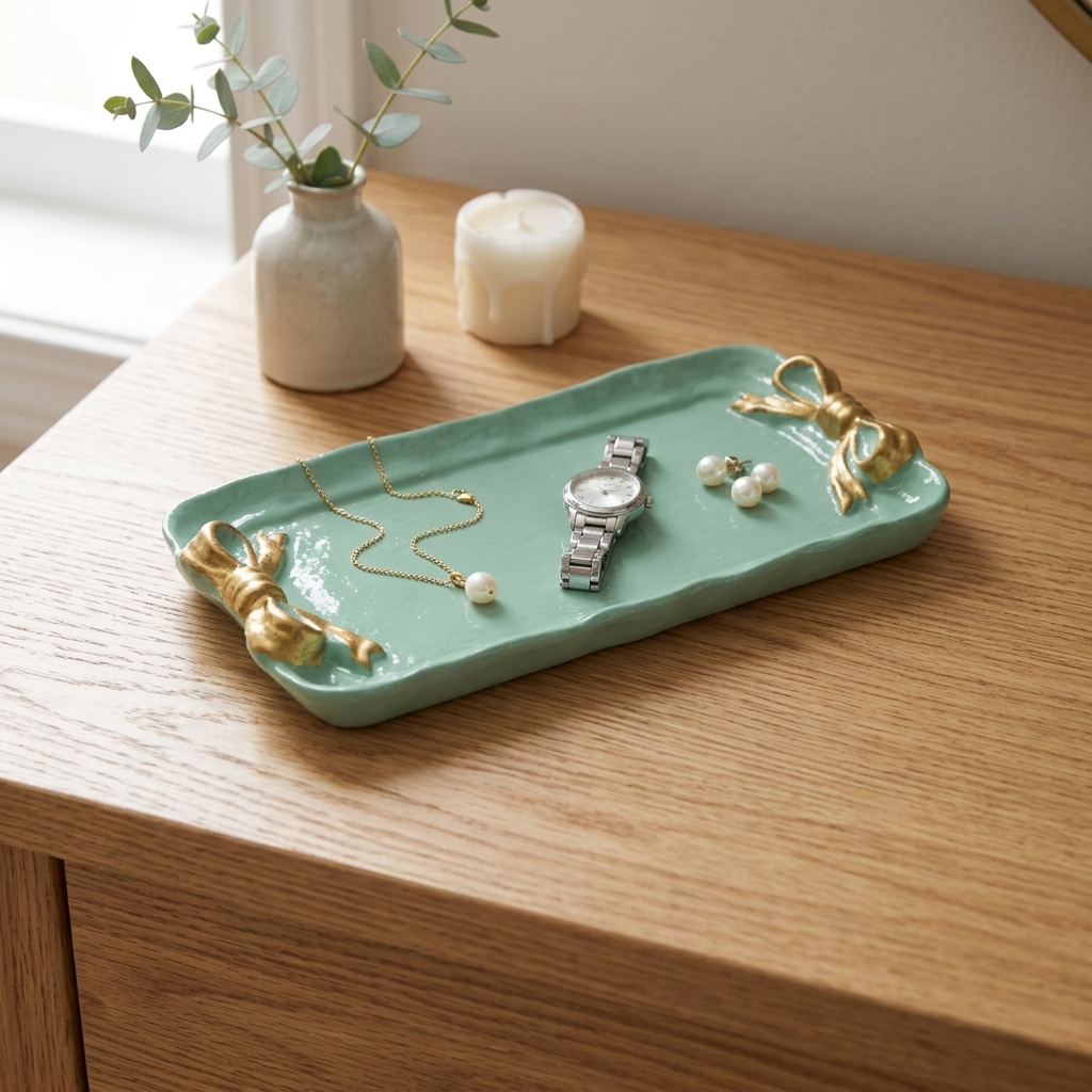 6130BL - Lynza Cast Iron Catchall Tray