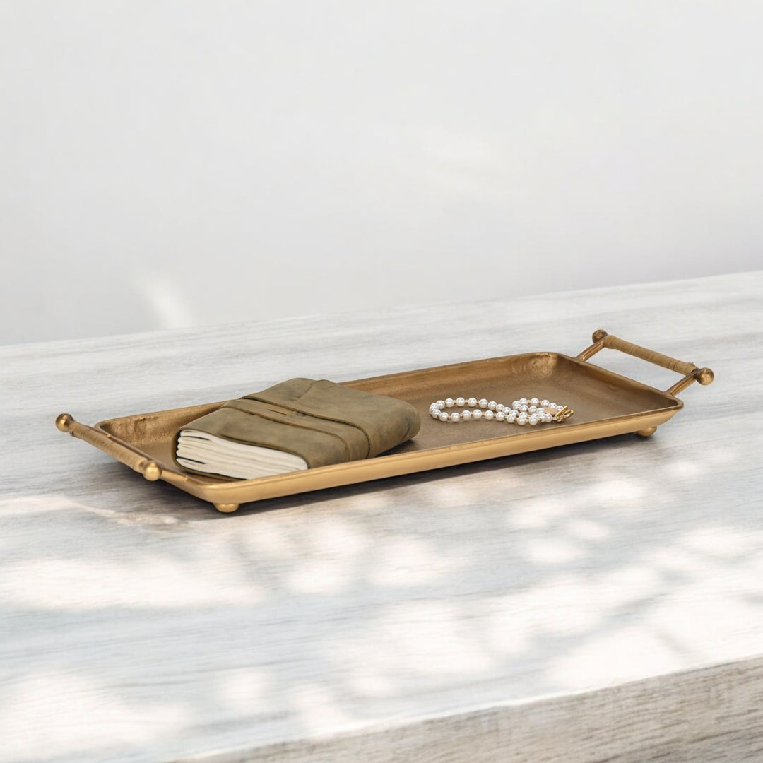 6151GD - Syla Gold Metal Tray