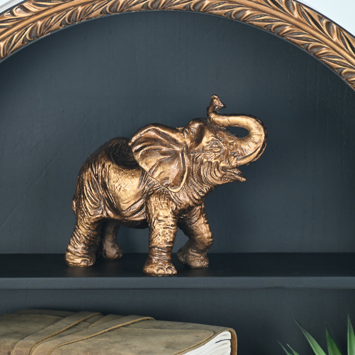 6152GD - Bovira Resin Elephant