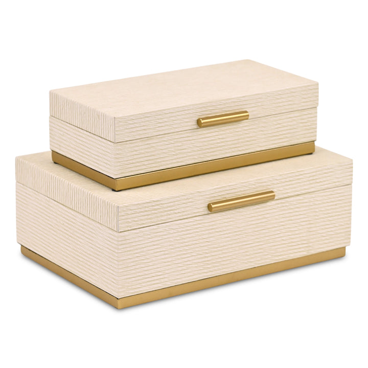 6177-2 - Eira Rect Retro Stripe Pattern Box Set