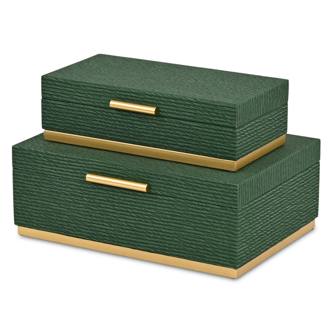 6177-2 - Eira Rect Retro Stripe Pattern Box Set