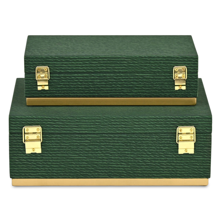 6177-2 - Eira Rect Retro Stripe Pattern Box Set