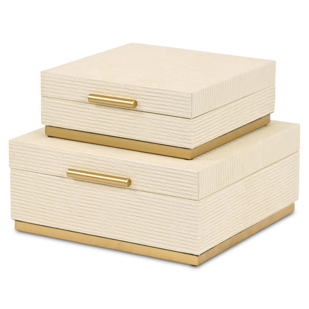 6178-2 - Eira Square Retro Stripe Pattern Box Set