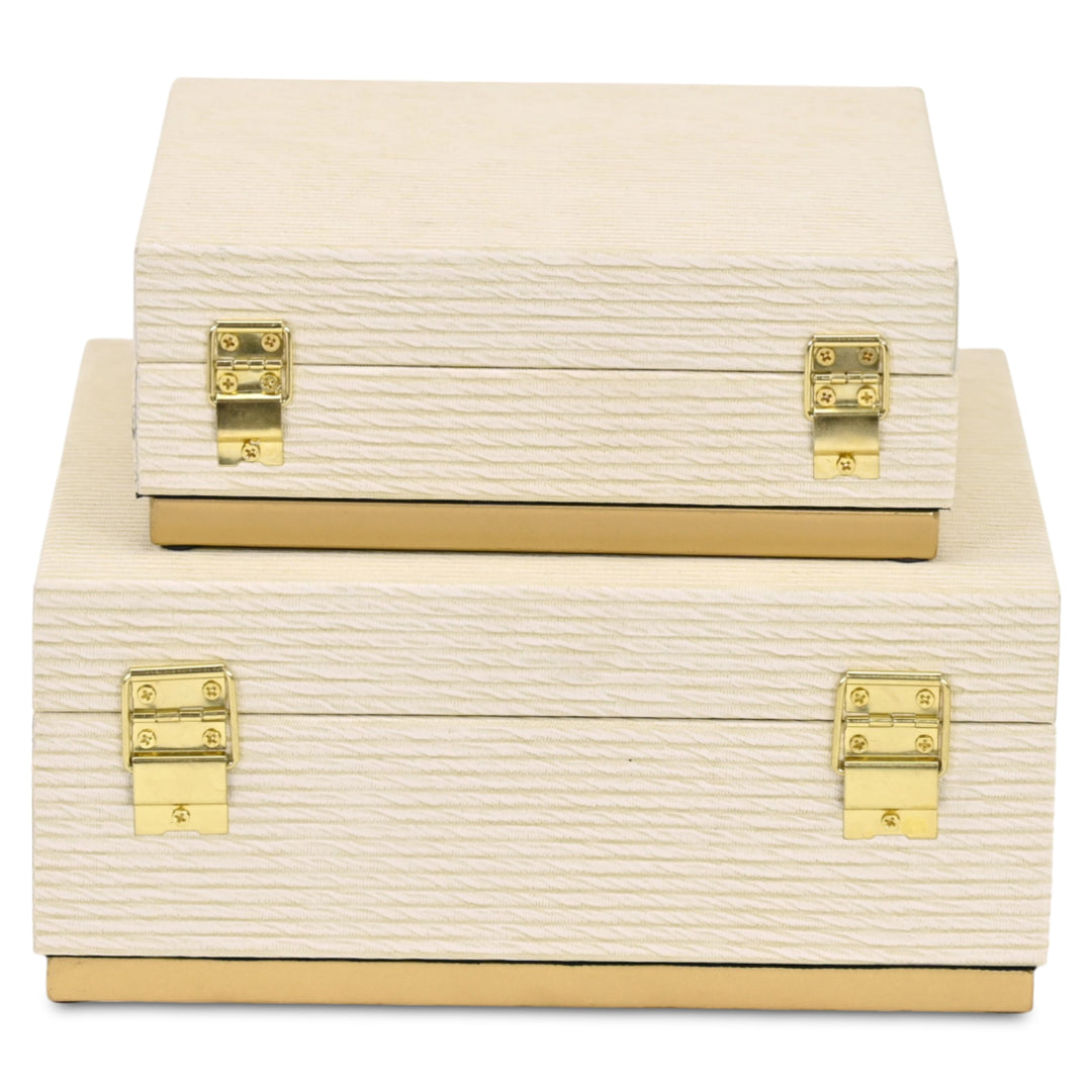 6178-2 - Eira Square Retro Stripe Pattern Box Set