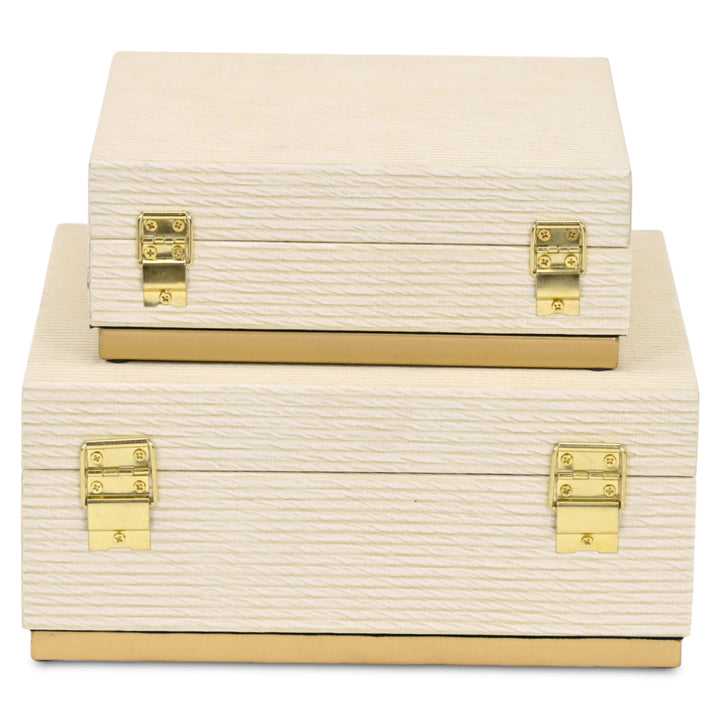 6178-2 - Eira Square Retro Stripe Pattern Box Set