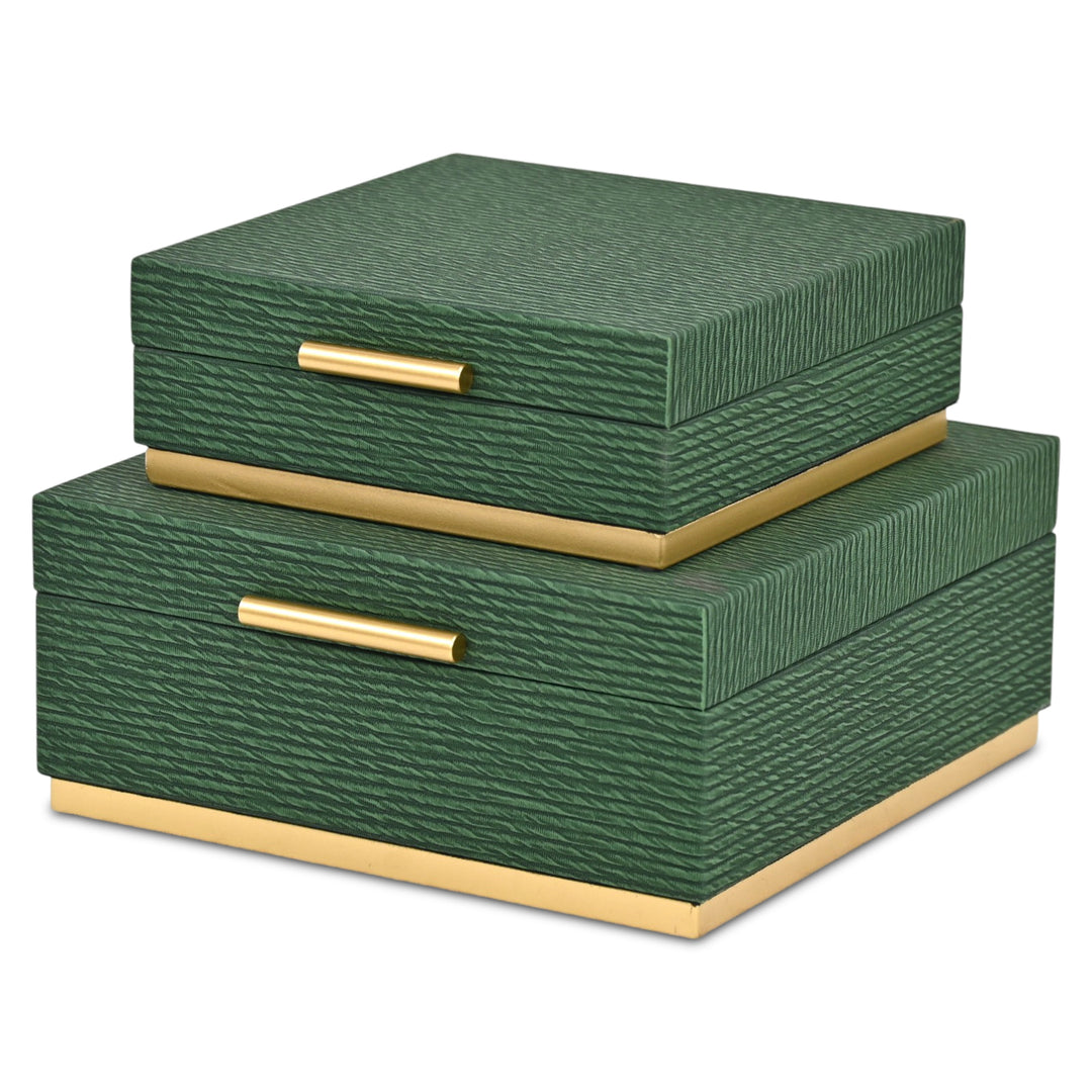 6178-2 - Eira Square Retro Stripe Pattern Box Set