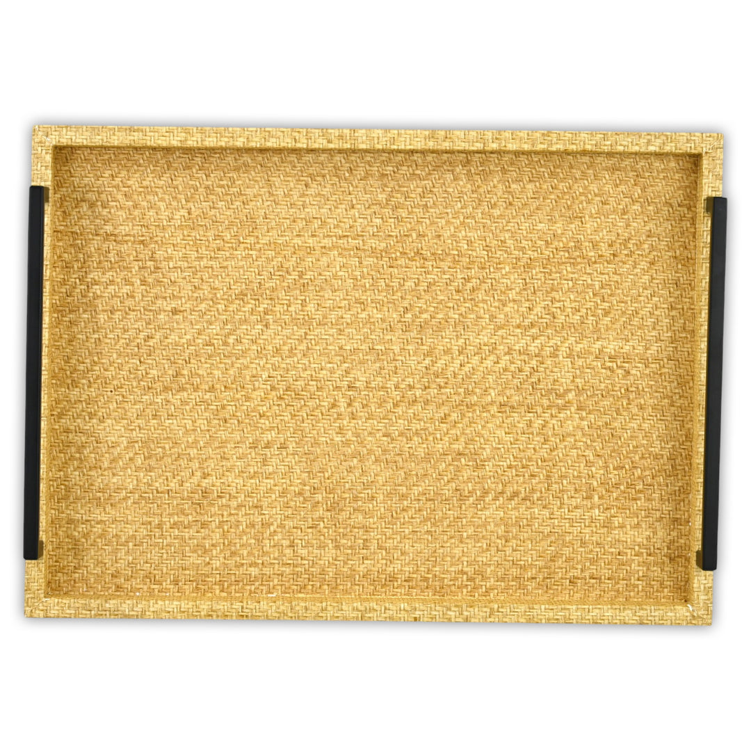 6181-2 - Ferelith Artafiber Wicker Style Tray Set