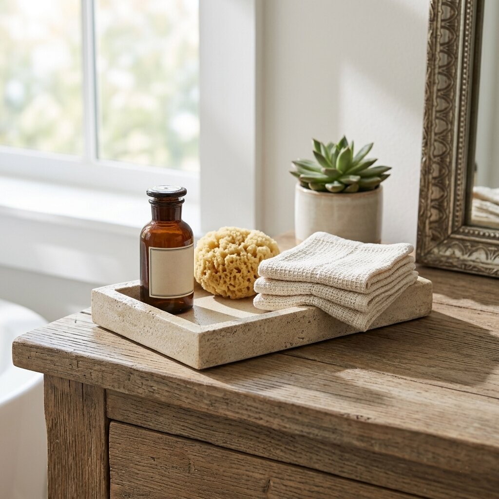 6192 - Avice Stone Style MGO Rectangle DIsh