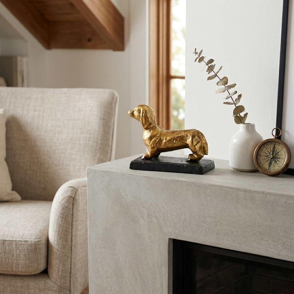 6218GD - Motley Cast Iron Golden Doxen