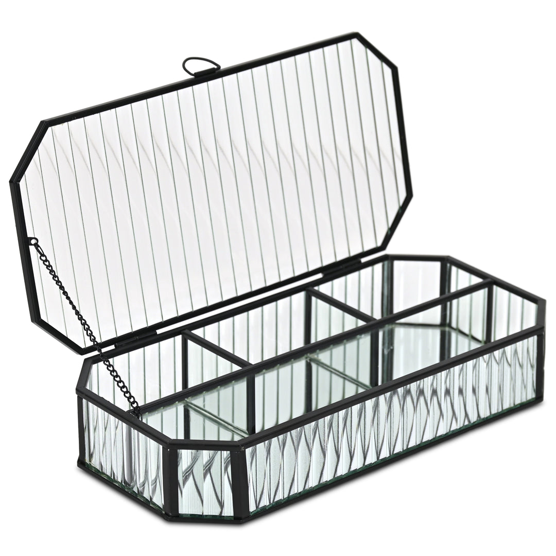 6225 - Zelara Glass & Metal Box