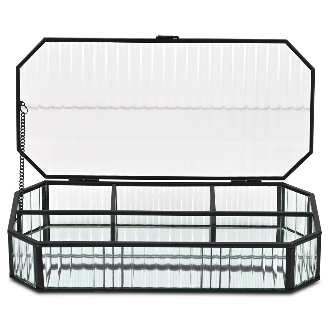 6225 - Zelara Glass & Metal Box