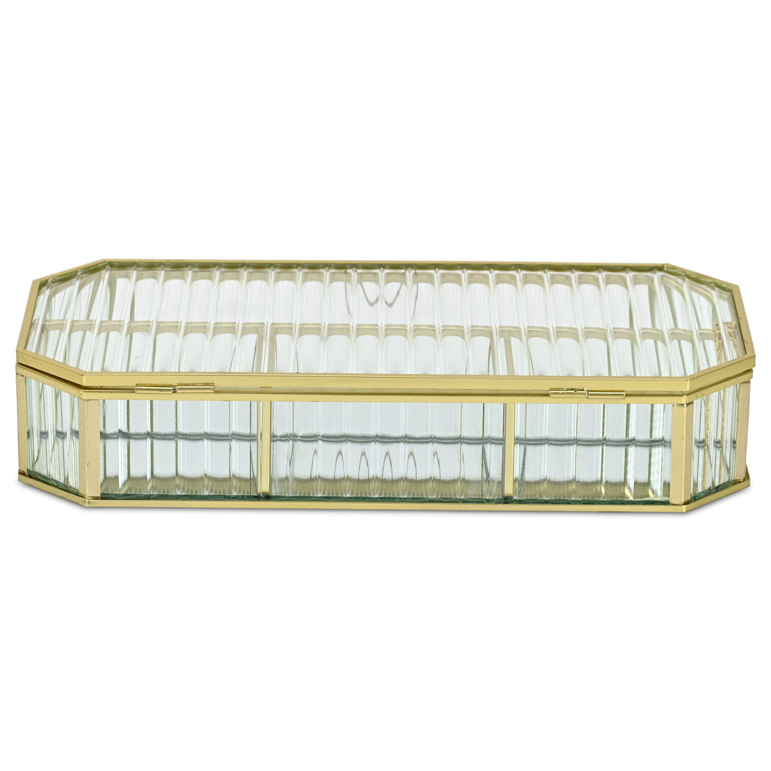 6225 - Zelara Glass & Metal Box