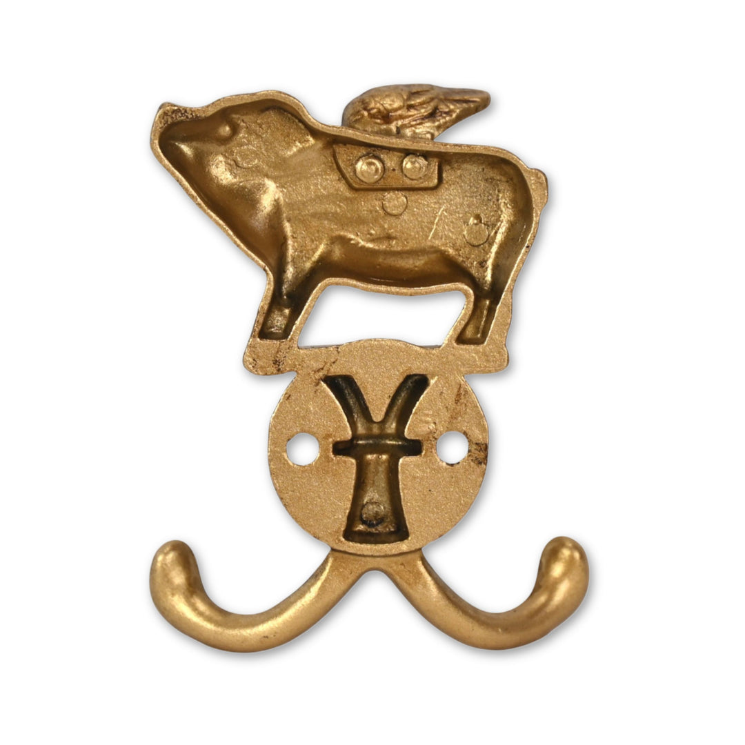 6249GD - Pecara Flying Pig Wall Hook