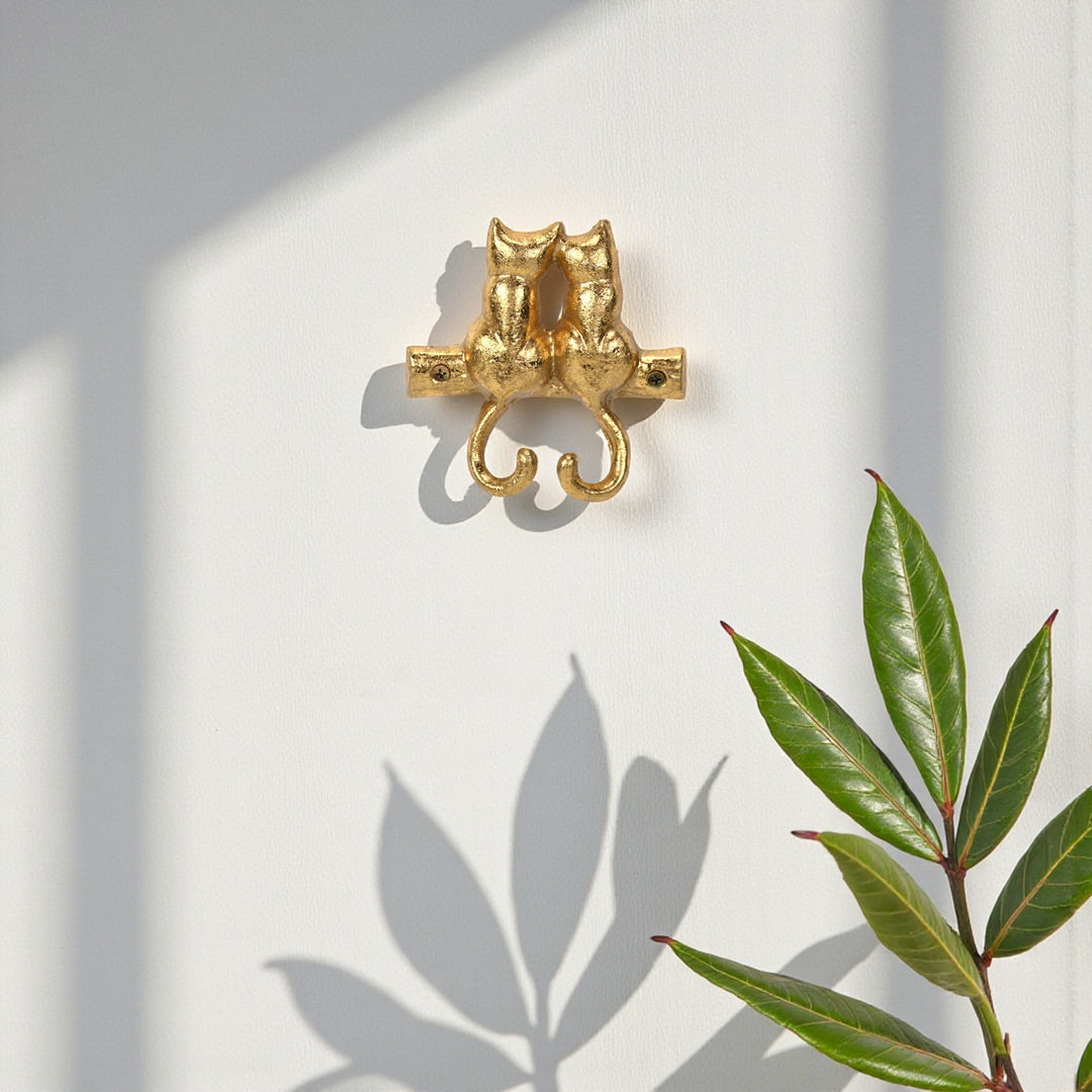 6251 - Peacara Cat Pair Wall Hook