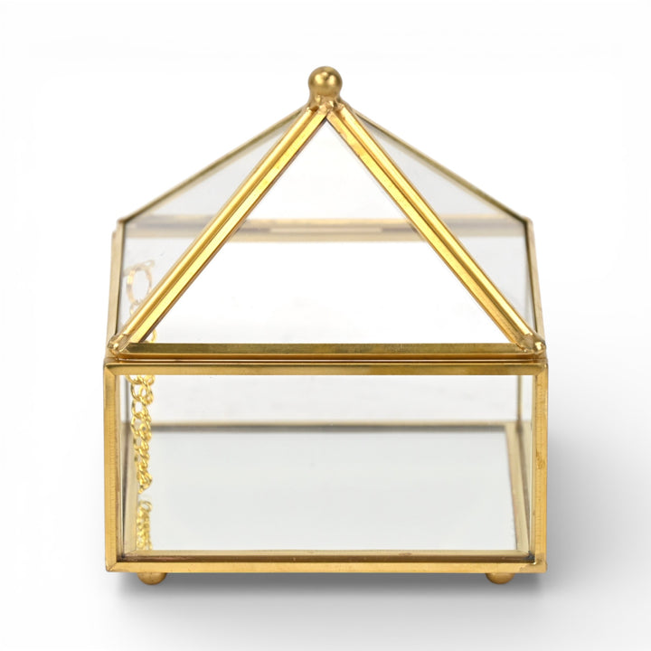 6257 - Vortial Glass Pyramid Box