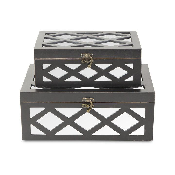 FP-3839-2 - Ebba Mirrored Boxes