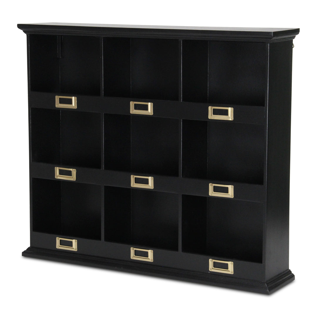 FP-4120BK - Dael 9 Cubby Organizer - Black