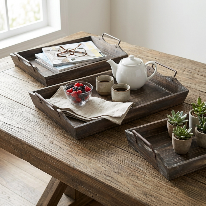 FP-4266-4WT - Keaton Wood Trays