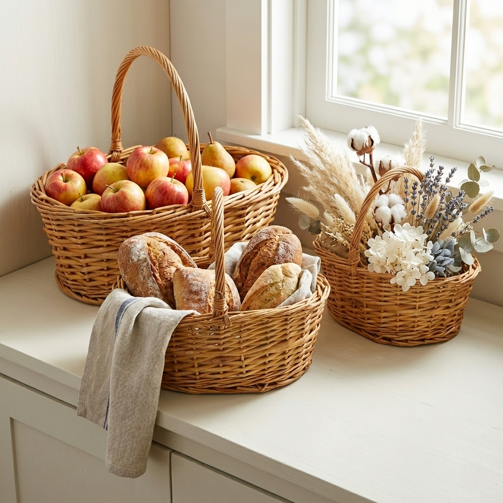 UW-410-3SL - Taber Handle Baskets Set