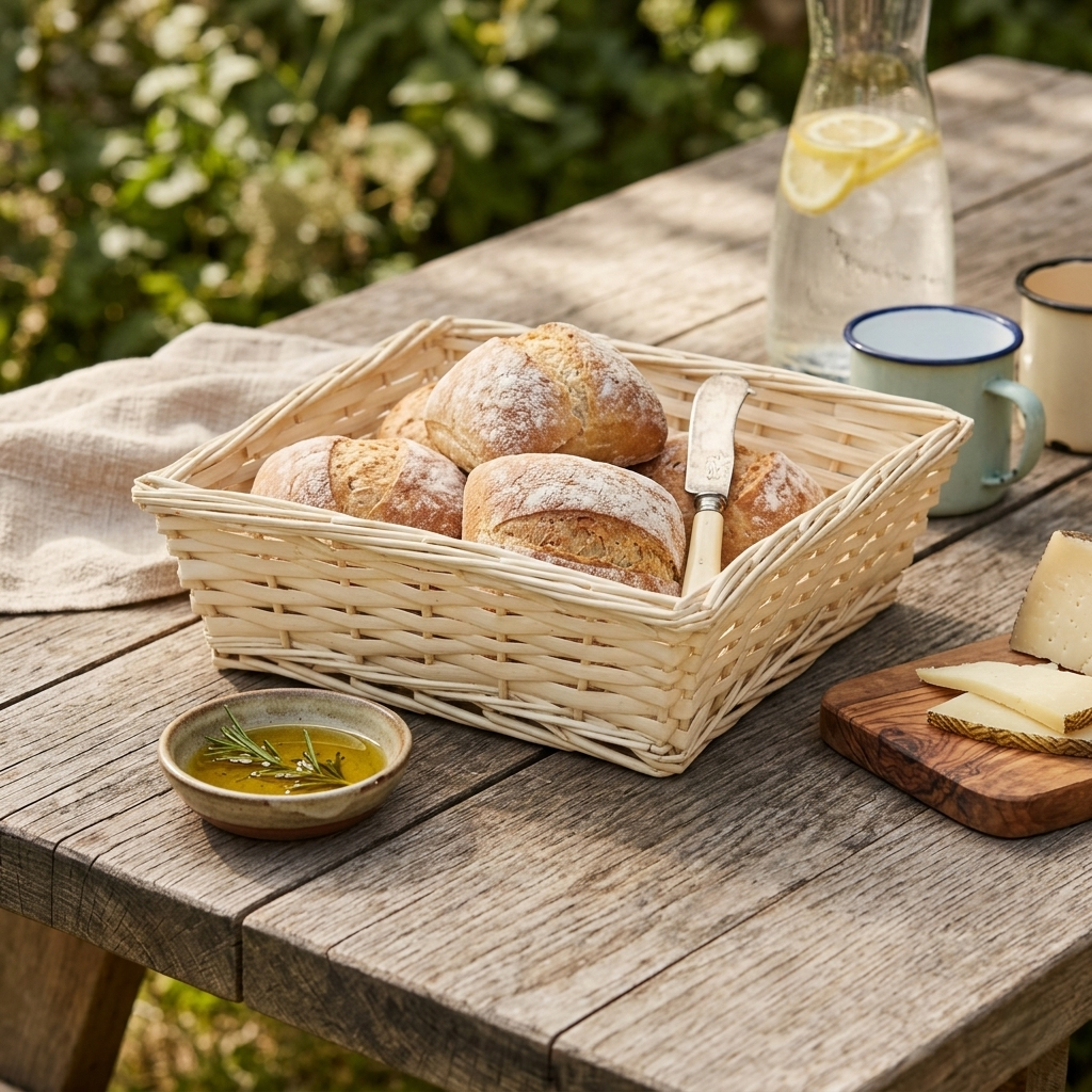UW-9138-12 - Lota Squared Willow Tray - Large