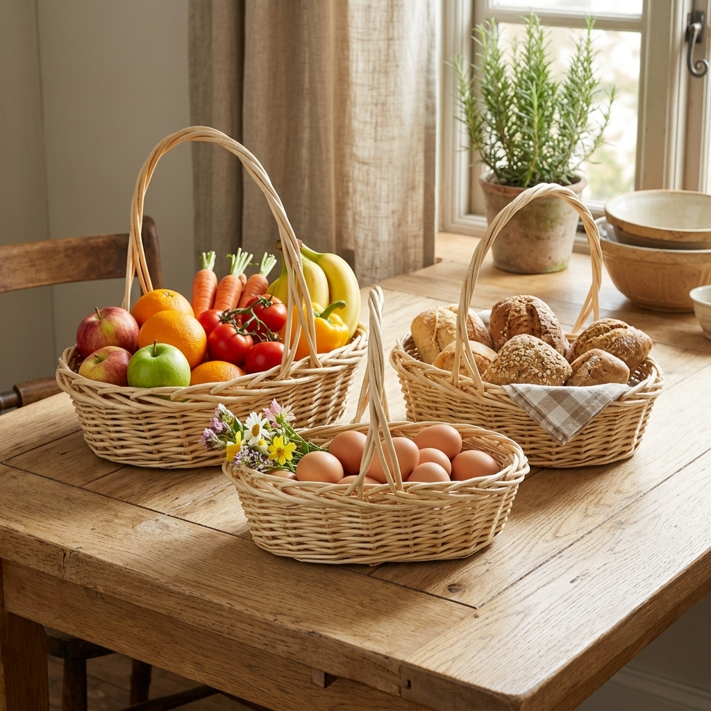UW-9150OV-3 - Corinthia Oval Handle Baskets