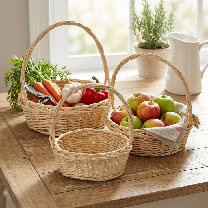 UW-9150RD-3 - Corinthia Round Handle Baskets