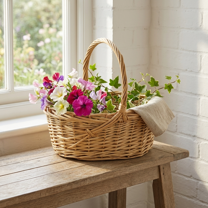 UW-9302OV - Perrusson Oval Handle Basket