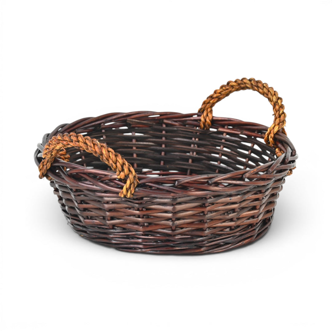 UW-9519RD-M - Beau Round Wicker Basket