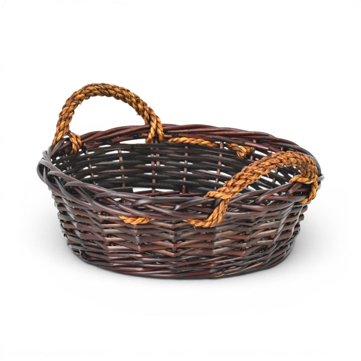 UW-9519RD-M - Beau Round Wicker Basket