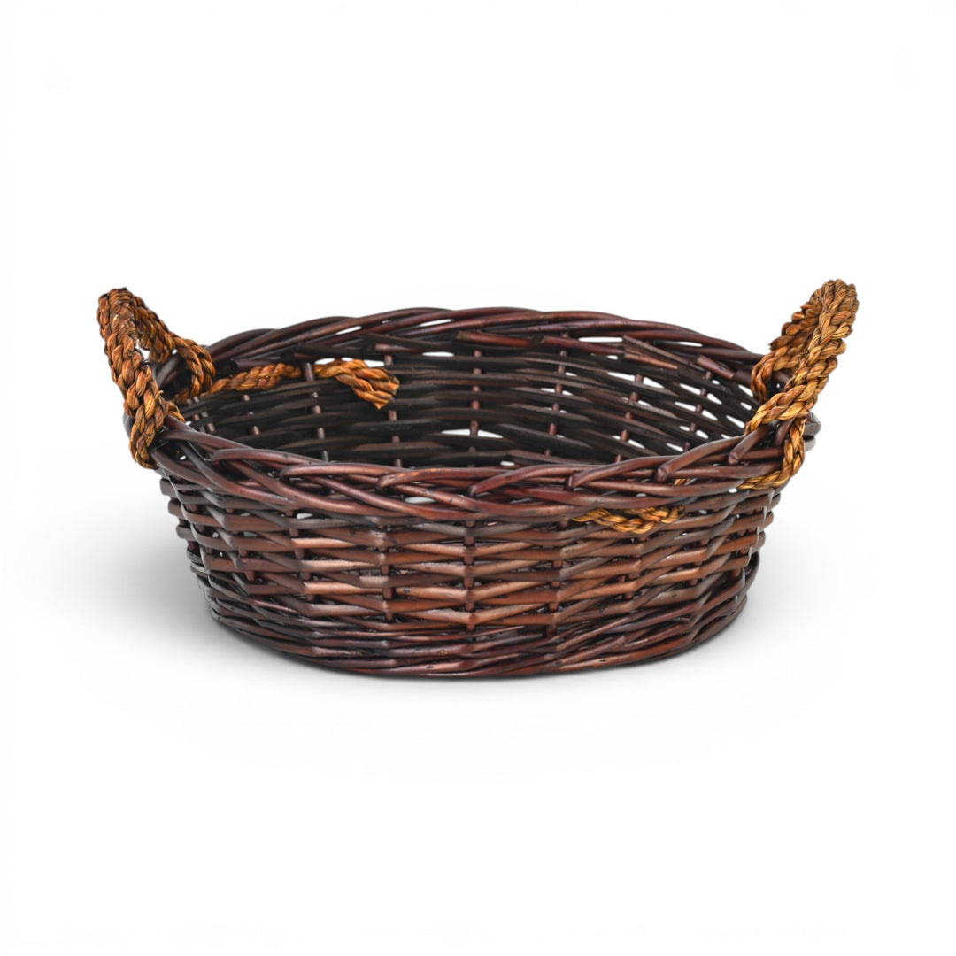 UW-9519RD-M - Beau Round Wicker Basket