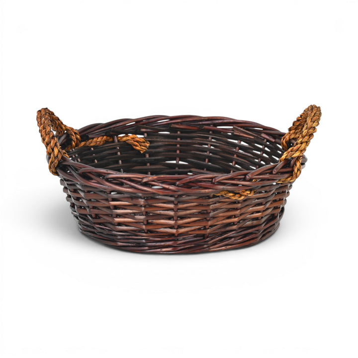 UW-9519RD-M - Beau Round Wicker Basket